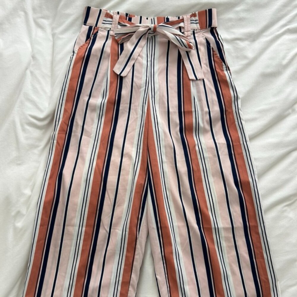 Zara striped pants